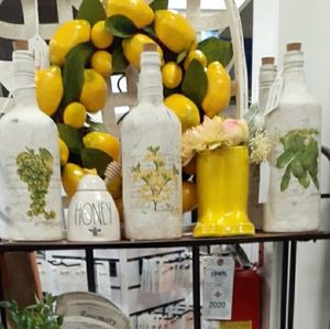 Decorative Italian oil bottles (empty) $25.00 each